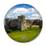 UK England Carew Castle Wales 3D Fridge Magnet Crystal Glass