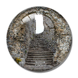 UK England Castle Acre Priory Norfolk 3D Fridge Magnet Crystal Glass