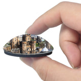 UK England Castle Edinburgh Scotland 3D Fridge Magnet Crystal Glass