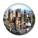 UK England Castle Edinburgh Scotland 3D Fridge Magnet Crystal Glass