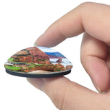 UK England Coast Reefs Devon 3D Fridge Magnet Crystal Glass