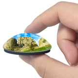 UK England Corfe Castle 3D Fridge Magnet Crystal Glass