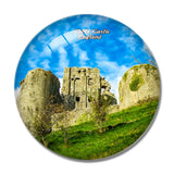 UK England Corfe Castle 3D Fridge Magnet Crystal Glass