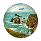 UK England Cornwall 3D Fridge Magnet Crystal Glass