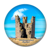 UK England Dunstanburgh Castle Northumberland 3D Fridge Magnet Crystal Glass