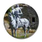 UK England Jersey Castle 3D Fridge Magnet Crystal Glass