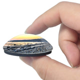 UK England Jurassic Coast Dorset 3D Fridge Magnet Crystal Glass
