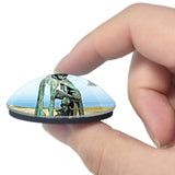 UK England King Artus Statue Cornwall 3D Fridge Magnet Crystal Glass