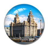 UK England Liverpool 3D Fridge Magnet Crystal Glass