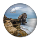 UK England Portland 3D Fridge Magnet Crystal Glass