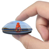 UK England South Shields Lighthouse 3D Fridge Magnet Crystal Glass