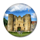 UK England Tonbridge Castle Kent 3D Fridge Magnet Crystal Glass