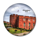 UK Whittington Castle Shrewsbury Shropshire 3D Fridge Magnet Crystal Glass