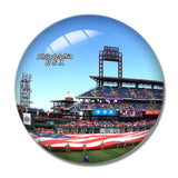 USA America Baseball Phillies Philadelphia 3D Fridge Magnet Crystal Glass