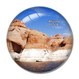 USA America Lake Powell Arizona 3D Fridge Magnet Crystal Glass