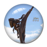 USA America Mesa Verde Colorado 3D Fridge Magnet Crystal Glass