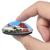 USA America San Diego Hotel Beach California 3D Fridge Magnet Crystal Glass