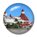 USA America San Diego Hotel Beach California 3D Fridge Magnet Crystal Glass