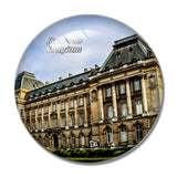 Belgium Royal Palace of Brussels 3D Fridge Magnet Crystal Glass