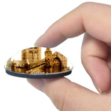 Belgium Saint Nicholas Church Ghent 3D Fridge Magnet Crystal Glass