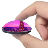 USA America San Francisco Transamerica Pyramid 3D Fridge Magnet Crystal Glass