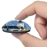 Austria Gmunden Castle Venue 3D Fridge Magnet Crystal Glass