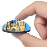 Belgium St. Michael and St. Gudula Cathedral Brussels 3D Fridge Magnet Crystal Glass