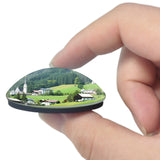 Austria Gosau 3D Fridge Magnet Crystal Glass