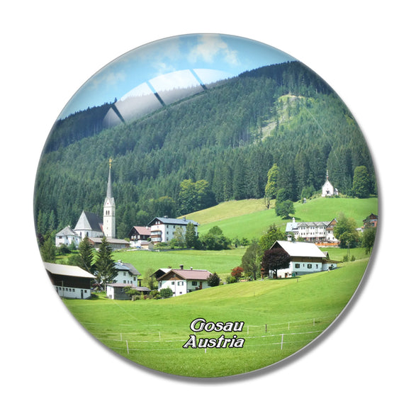 Austria Gosau 3D Fridge Magnet Crystal Glass