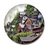 Austria Hallstatt House 3D Fridge Magnet Crystal Glass