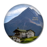 Austria Hohlkugel Otztal Tyrol 3D Fridge Magnet Crystal Glass