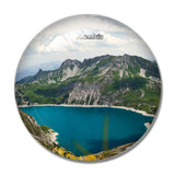 Austria Luenersee Bergsee 3D Fridge Magnet Crystal Glass