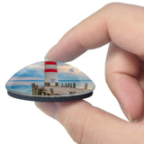 Austria Podersdorf Lake Neusiedl Burgenland 3D Fridge Magnet Crystal Glass