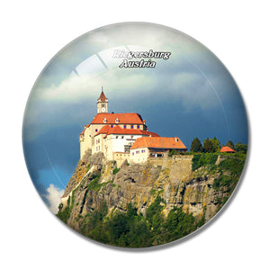 Austria Riegersburg Styria Castle 3D Fridge Magnet Crystal Glass