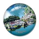 Austria Traunsee Salzkammergut 3D Fridge Magnet Crystal Glass