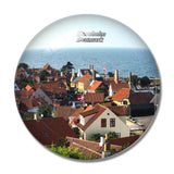 Denmark Bornholm 3D Fridge Magnet Crystal Glass