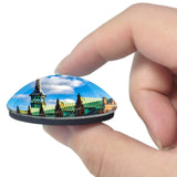 Denmark Copenhagen Cathedral 3D Fridge Magnet Crystal Glass