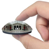 Denmark Copenhagen Glyptotek Museum 3D Fridge Magnet Crystal Glass