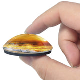 Denmark Henne Strand North Sea 3D Fridge Magnet Crystal Glass