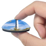 Denmark Lyngvig Lighthouse 3D Fridge Magnet Crystal Glass