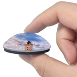 Denmark Rudbjerg Knude Lighthouse 3D Fridge Magnet Crystal Glass
