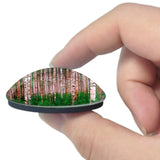 Finland Birch Trees 3D Fridge Magnet Crystal Glass