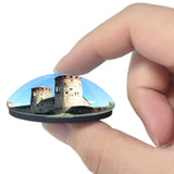Finland Savonlinna Olavinlinna Castle 3D Fridge Magnet Crystal Glass