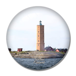 Finland Soderskar Suomi 3D Fridge Magnet Crystal Glass