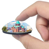 Finland Uspenski Cathedral Helsinki 3D Fridge Magnet Crystal Glass