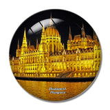 Hungary Budapest Night 3D Fridge Magnet Crystal Glass