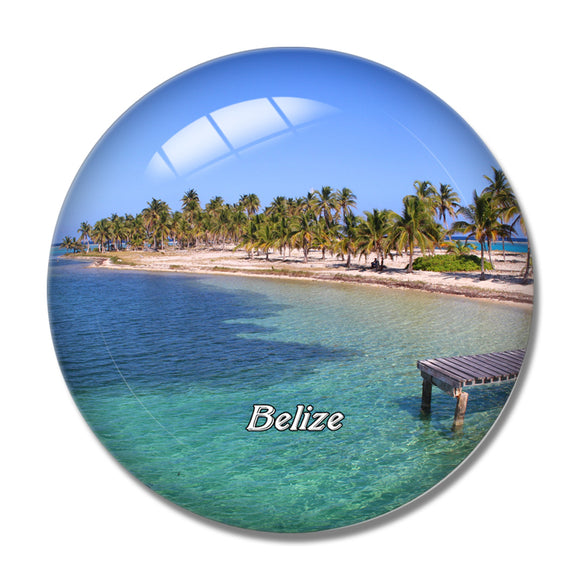 Belize  Belize 3D Fridge Magnet Crystal Glass