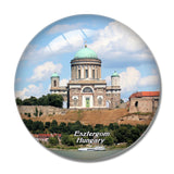 Hungary Danube Cathedral Esztergom 3D Fridge Magnet Crystal Glass