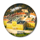 Hungary Esterhazy Castle 3D Fridge Magnet Crystal Glass