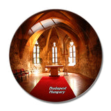 Hungary Interior Church Budapest 3D Fridge Magnet Crystal Glass